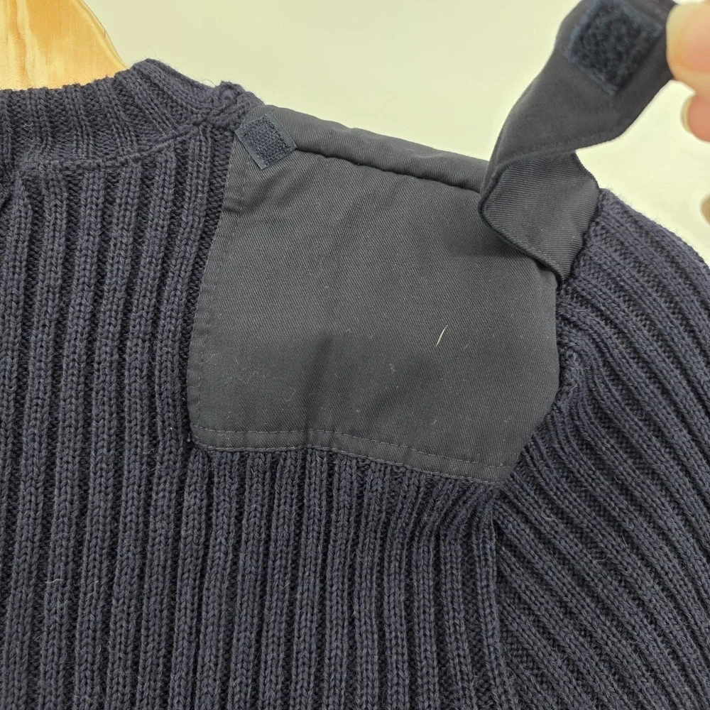 Brigade Quartermasters Action Gear Sweater - Woolly Pully - Navy Mens LARGE